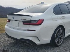 Resim Bmw 3 Serisi G20 2019+M4 Spoiler Parlak Siyah 