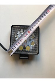 Resim led lamba Led Projektör Off Road Çalışma Sis Lambası Kare12/24v Ledli 