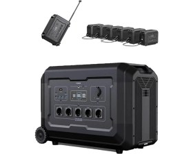 Resim Storcell Elektrikli Araç Paket(3), 5 KW=5000 W Sessiz Hibrit Jeneratör,taşınabilir Güç KAYNAĞI,5040WH Lifepo4 