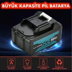 Resim Vice Avm 58vf 10 Pilli 3.0 Ah Bn5 Dawreek Böhrer Germany Style Lieber German Graize Şarjlı Batarya Akü 