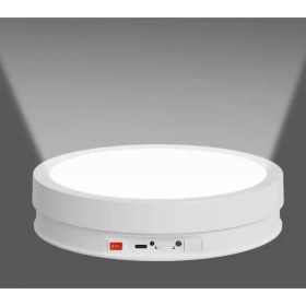 Resim Schulzz Ürün Çekimi Için Hız Ayarlı Kademeli Işıklı Sunum Standı 25 kg 