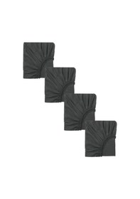 Resim 4 Adet 65 X 95 X 10 Cm Anne Yanı Lastikli Penye Kumaş Bebek Çarşafı 