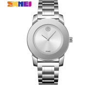 Resim 2xudc Gümüş Beyaz Kuvars Skmei Bayanlar Gündelik Elbise Altın Renk Bayanlar Taklidi Su Geçirmez Relogio Feminino Kuvars Izle Moda Ince Saatler (Yurt Dışından) 