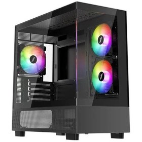 Resim 1st Player Mıku Mi5 Siyah 750w 80+ Argb Temperli Cam M-atx Kasa 