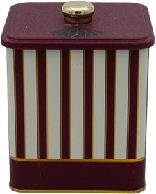 Resim Evle Kare Kutu, 120x120x137 mm, Topuz Kulplu, 1,8 lt - Elegance Chocolate 