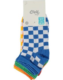 Resim Civil Boys Clours 5'li 2-12 Yaş Erkek Patik Çorap - Standart / 12-13 Yaş 