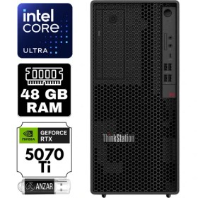 Resim Lenovo Thinkstation P2 Gen2 Intel Ultra 7 265 48GB 8tb SSD Rtx 5070TI 16GB Windows 11 Home 750W Tower 30JQ003PTR-A14 