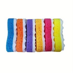 Resim 1 adet Rahatlatıcı Banyo Süngeri, Vücut Ovalayıcı & Masaj Aleti, Soyucu Duş Topu, Cilt Bakım Banyo Aksesuarı, Magic Essence Malzemesi, Kişisel Bakım Banyo Aracı 