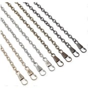 Resim Cüzdan, El Çantası Ve Portföy İçin 4 Renkte Metal Tokalı 8'li 120 Cm'lik Demir Kemer Paketi. 