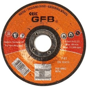 Resim Gfb 2361 Metal 180x8x22,23 Mm Taşlama Taşı 10 Adet 