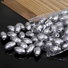 Resim 60 Adet Zeytin Şeklinde İçi Boş Ferrokrom Balıkçılık Kurşun Kolye - 2 Gram Ağırlık, Uzun Mesafe Atış İçin İçi Boş Tasarım, Patlayıcı saç tokası Kurulumu, Deniz Balıkçılığı İçin Uygun, Tatlı Su Deniz Balıkçılığı İçbükey Kemirme Kurşun, Pil Gerektirmez. 