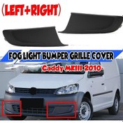Resim Youtek Caddy Mk Iıı Ve Touran 2010+ Ön Tampon Bulbasi Izgarasi Kapağı Sol-sağ 2k5853665+2k5853666 Siyah Abs 