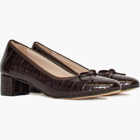 Resim Shoes & More SERENA - Kahve Croco - Topuklu 