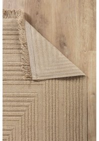 Resim Natura 6662 %100 Doğal Jüt Kilim Bej Renkli Yumuşak Dokulu Şık Tasarımlı Kilim Modern Dokuma Kilim Bej 