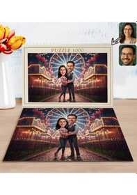 Resim Bk Gift Kişiye Özel Sevgili Karikatürlü 1000 Parça Profesyonel Puzzle-8, 1000 Puzzle, Sevgililer Günü Hediyesi, Sevgiliye Hediye Kobitmeyencom36178 Bk 