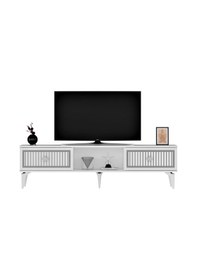 Resim 150 CM NİL TV SEHPASI (ALT MODÜL) BEYAZ-GÜMÜŞ 
