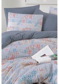 Resim Mystory Home Lastikli Çarşaflı Tek Kişilik Nevresim Takımı Maps 