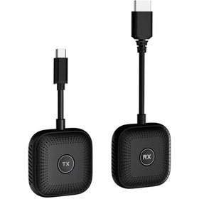 Resim Apera Ga33 Type-C HDMI Transmitter and Receiver Verici ve Alıcı Wireless Kablosuz Gönderici 1080p 60Hz 