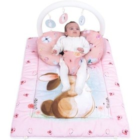 Resim Çok Fonksiyonlu Oyun Minderi - Tavşan 