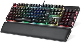 Resim Game Power Ogre RGB 60M Blue Switch Türkçe Q USB Mekanik Gaming Klavye 
