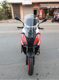 Resim Motocam Aprilia Sr Gt 200 Siperlik Ön Cam 2021 2024 Model 58cm Şeffaf Renkli 4mm 