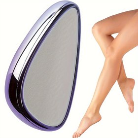 Resim Yeniden Kullanılabilir Kristal Tüy Silici Kadın Bacaklar için - Şaşırtıcı Tüy Giderici Cilt Soyucu Alet, Tıraş Olmadan, Yıkılabilir Nano Tüy Giderme Pürüzsüz Cilt için 