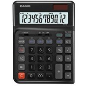 Resim Casio DE-12E-BK Siyah 12 Hane Masa Üstü Ergonomik Tuşlu Hesap Makinesi 