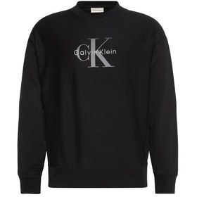 Resim Calvin Klein Ls Premıum Terry Monologo Cn Swt-10240 Black 