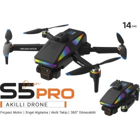 Resim Elektrotip 1 Akıllı Drone - 360° Engel Algılama, Katlanabilir Tasarım, Kamera ve Aksesuar Setiyle 