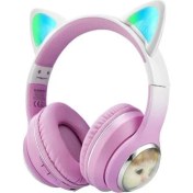 Resim Subzero SW90 Bluetooth Renkli Kedi Kulaklık 