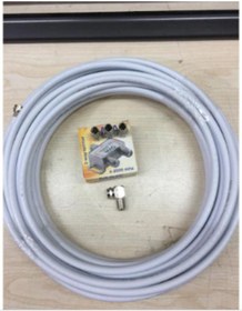 Resim WEKO 1 Giris 2 Çıkıs Kablo Tv Uydu Anten Coklayıcı Splitter Ikili 