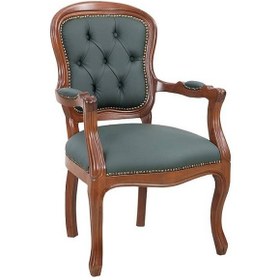 Resim Masifart_Mobilya Masifart Anatomia Berjer Kapitoneli Klasik Ofis Bekleme Koltuğu G 