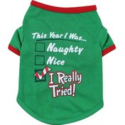 Resim Maiyame Küçük Köpekler İçin Noel Tema Tişört - Malzeme - Şık Ve Cool - Xs-xl Beden Seçenekleri Çok Renkli 