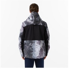 Resim Quiksilver Sycamore Printed Erkek Gri Kayak Montu Eqytj03514 Gri 