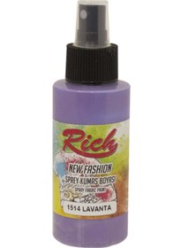 Resim Rich Sprey Kumaş Boyası New Fashion 100 cc Lavanta 1514 