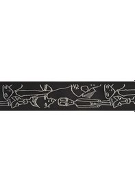 Resim Gitar Askısı Dokuma Joesatrıanı Gümüs Fıgur Silver 