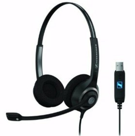 Resim Sennheiser Sc 260 Usb Çift Taraflı Taçlı Usb Kablolu Hd Ofis Kulaklığı 