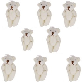 Resim Peluş Ayıcık Parmak Ayıcık 5X3.5 Cm Minik Boy Ayıcık 10 Adet K 