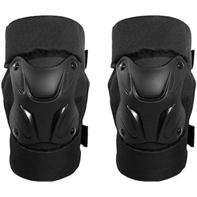 Resim Motorspor Ve Bisiklet Sporları İçin Dayanıklı Pp Kabuklu, Eva Yastıklı Elbow-knee Protektörü - Yetişkinler İçin Çok Renkli Çok Renkli 