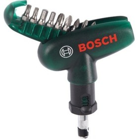 Resim Bosch Dıy Cırcırlı Tornavida Ve 9 Parça Vidalama Ucu - 2607019510 