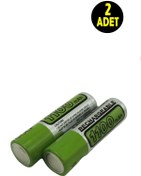 Resim usin 2 Adet 1100 Mah Nimh Aaa Şarj Edilebilir 1.2 Volt Standart Ince Kalem Pili (ŞARJLI KUMANDA PİLİ) 