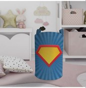 Resim Mekta Home Bebek Ve Çocuk Odası Kahraman Logo Desenli Oyuncak Sepeti Renkli Çok Renkli 