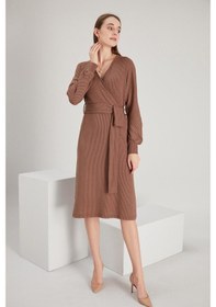 Resim Alexander Gardi Alexandergardı Kruvaze Yaka Elbise (B21-36900) 