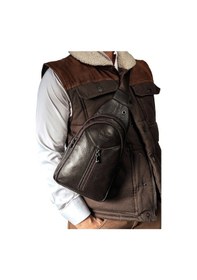 Resim Kangaroo Kıngdom Erkek Body Bag Hakiki Deri Askılı Postacı Çanta Kangaroo K 1012-S 