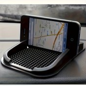 Resim 1 adet Araba Telefon Tutucu - Silikon Gösterge Paneli Montajı, Kaymaz Kolu, 360° Dönebilen Kol, Su Geçirmez Tasarım, Eller Serbest Navigasyon, Akıllı Telefon ve Gözlük Araba Aksesuarları 