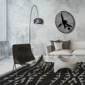 Resim Dlc FLW-750-F 240 Watt Sanayi Tipi Duvar Vantilatörü Siyah 