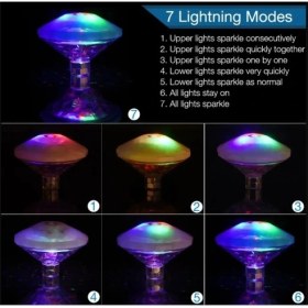 Resim Sıcak LED Sualtı Gece Lambası Banyo Yüzme Havuz Işığı 