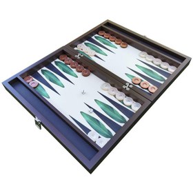 Resim KAYIGO TAVLA YEŞİL YAPRAK DESENLİ 