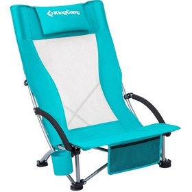 Resim Kingcamp Lilac High Comfort Plaj Ve Dinlenme Sandalyesi Cyan Mavi 
