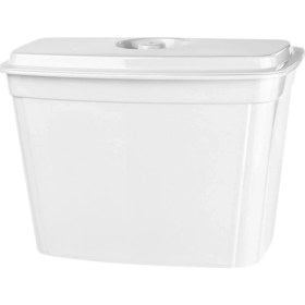 Resim Dolap Kapağına Asılabilen Kapaklı Pratik Çöp Kovası Çöp Kutusu 